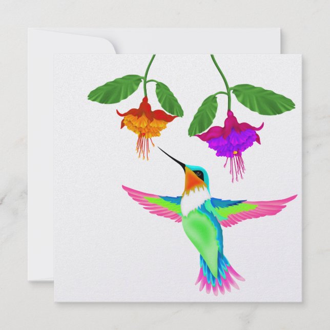Hummingbird - SRF Invitation (Front)