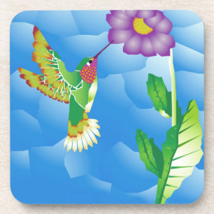 Hummingbird: Stylised Coaster