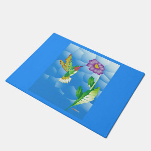 Hummingbird: Stylised Doormat