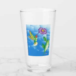 Hummingbird:  Stylised Glass