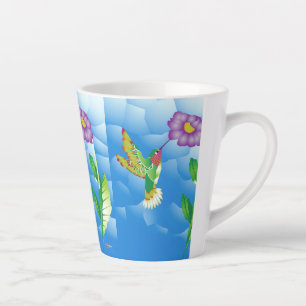Hummingbird:  Stylised Latte Mug