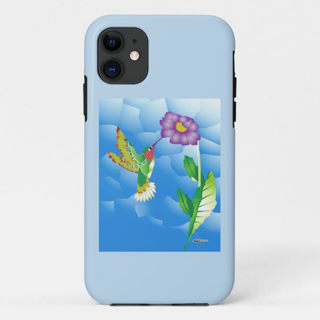 Hummingbird:  Stylized Case-Mate iPhone Case (Back)