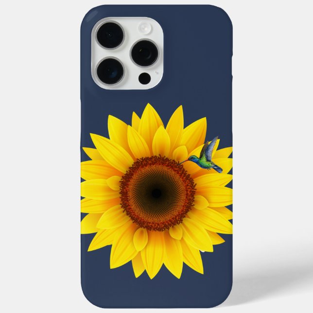 Hummingbird & Sunflower Case-Mate iPhone Case (Back)