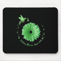 Hummingbird Sunflower Green Ribbon Kidney Disease
