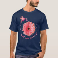 Hummingbird Sunflower Pink Ribbon Breast Cancer Aw