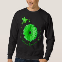 Hummingbird Sunflower Scoliosis Awareness Green Ri