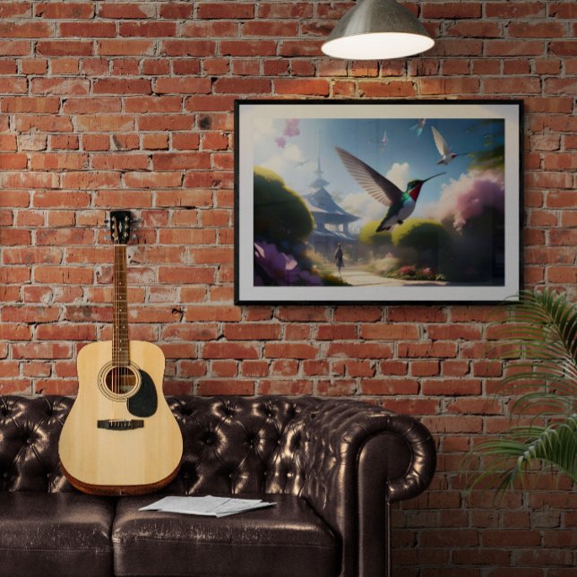 Hummingbird Takes Flight Poster (Creator Uploaded)