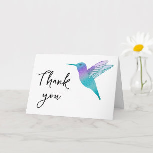Hummingbird Thank You Greeting Card