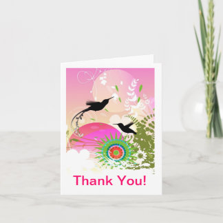 Hummingbird Thank You Note Cards