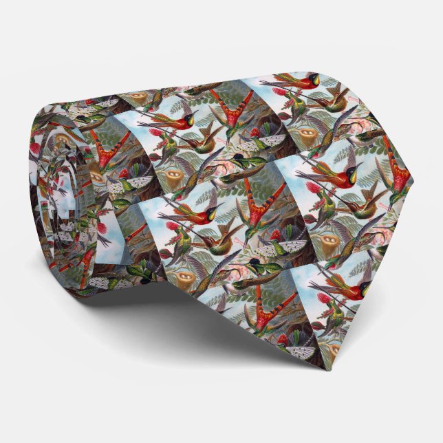 Hummingbird Tie (Rolled)