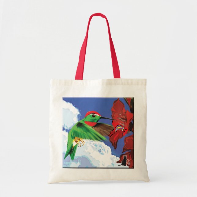 Hummingbird Tote Bag (Front)