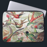 Hummingbird, Trochilidae Kolibris by Ernst Haeckel Laptop Sleeve<br><div class="desc">Hummingbird,  Trochilidae Kolibris by Ernst Haeckel Laptop Sleeve</div>