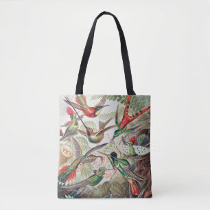 Hummingbird, Trochilidae Kolibris by Ernst Haeckel Tote Bag