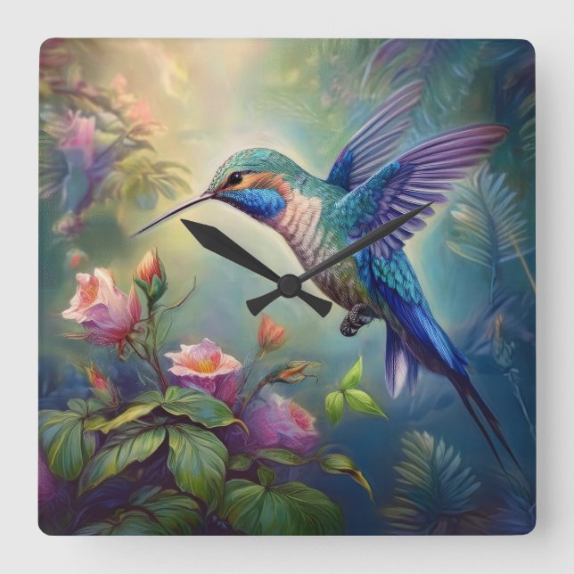 Hummingbird Wall Clock (Front)