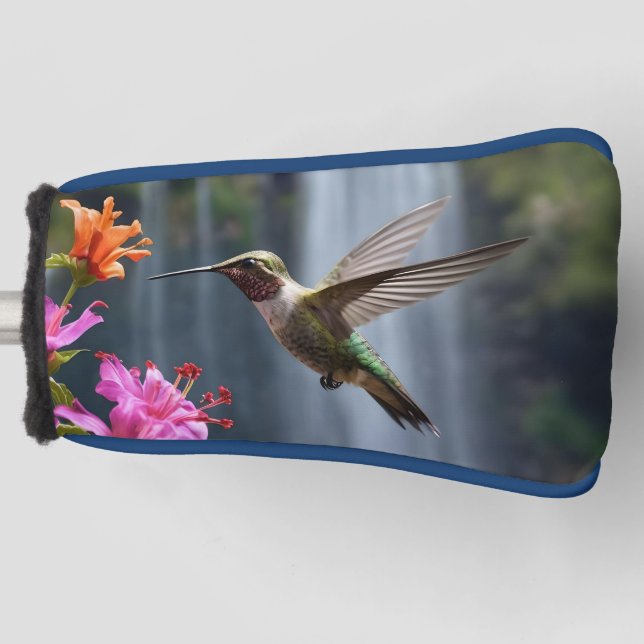 Hummingbird Waterfall Park, Golf Putter Cover (Front)