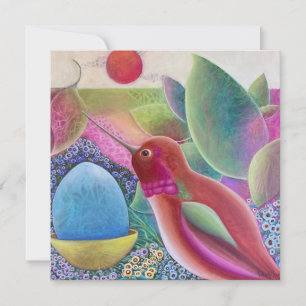 Hummingbird whimsical Art