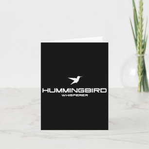 Hummingbird Whisperer Shirt Hummingbird Gift Men W Card