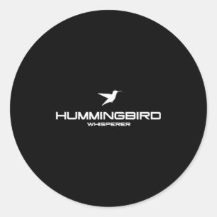 Hummingbird Whisperer Shirt Hummingbird Gift Men W Classic Round Sticker