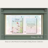 Hummingbird & Wildflower Baby Shower