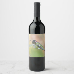 Hummingbird Wine Label