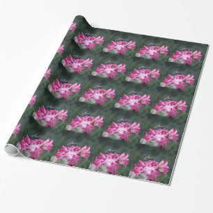 Hummingbird with belladonna lilies wrapping paper