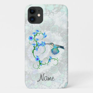 Hummingbird with Flowers Case-Mate iPhone Case