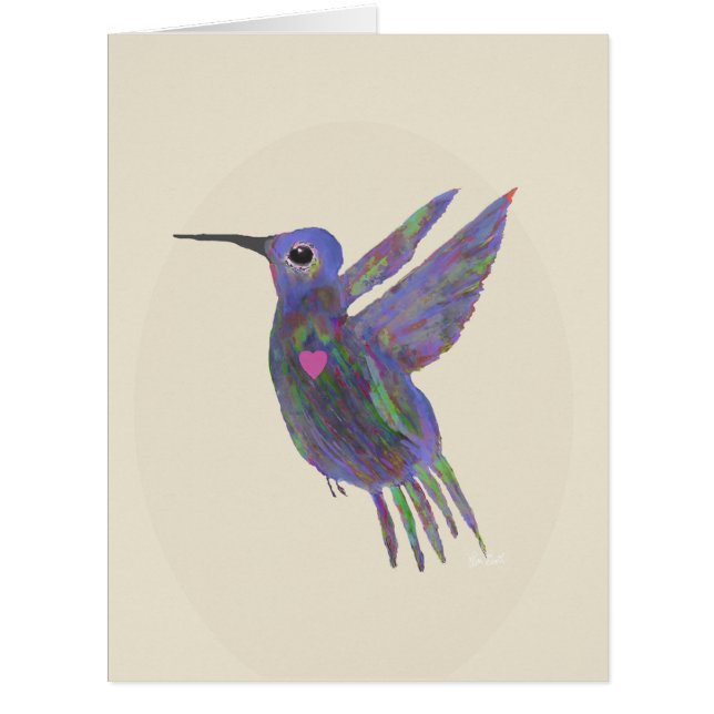 Hummingbird with Heart (Front)