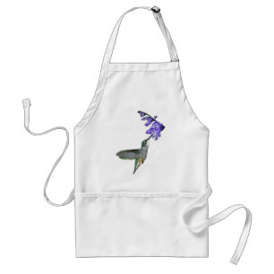 Hummingbird with Mona Lavender Standard Apron