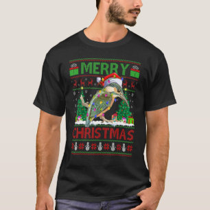 Hummingbird   Xmas Tree Ugly Santa Hummingbird Chr T-Shirt