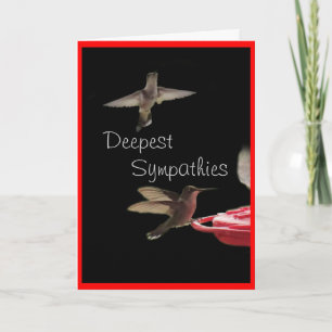 hummingbirds  9872-customise any occasion card
