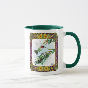 Hummingbirds and Flowers #4 Mug
