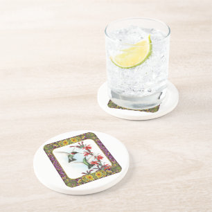 Hummingbirds and Flowers #5 Coaster