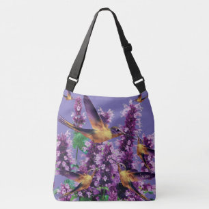 Hummingbirds And Flowers By CBDOilPrincess Crossbody Bag
