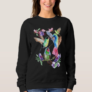 Hummingbirds Bird Cute Hummingbird Bird Watching Sweatshirt