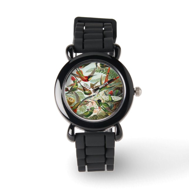 Hummingbirds by Ernst Haeckel Watch (Front)