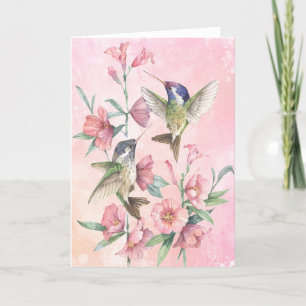Hummingbirds Card