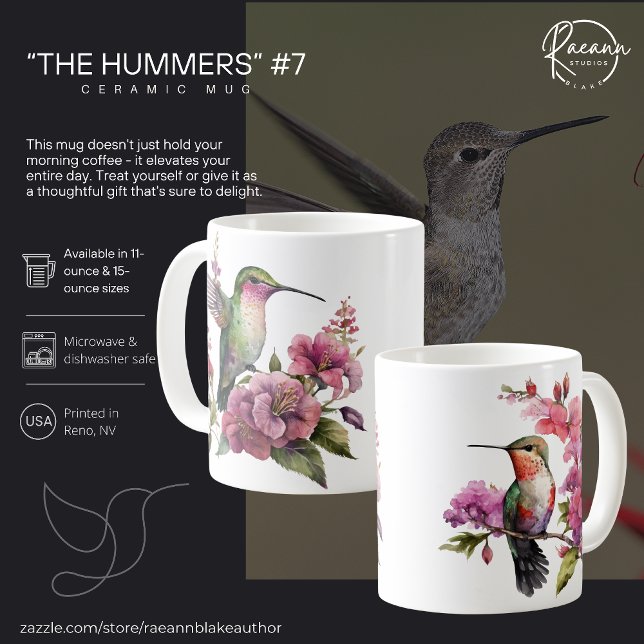 Hummingbirds Ceramic Mug (Creator Uploaded)