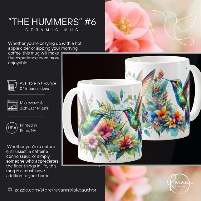 Hummingbirds Ceramic Mug (Creator Uploaded)