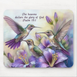Hummingbirds Christian Mousepad
