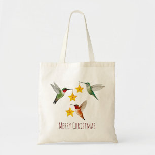 Hummingbirds Christmas Tote Bag