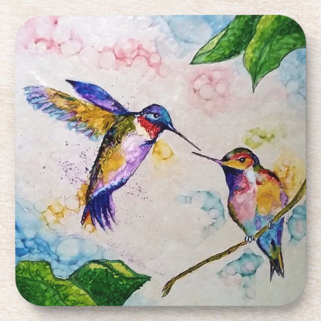 Hummingbirds Coaster (Front)