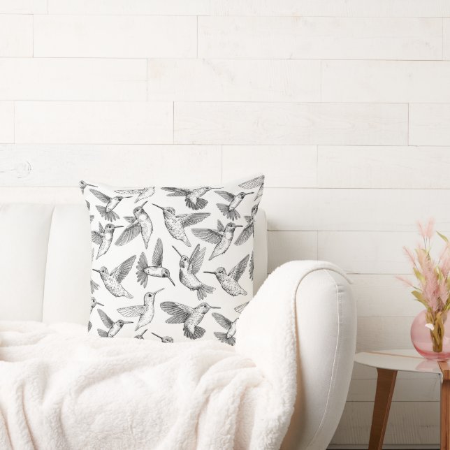Hummingbirds Cushion (Couch)