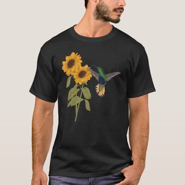 Hummingbirds   Cute Bird Animal   Graphic T-Shirt (Front)