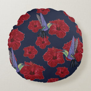 Hummingbirds Dream Round Cushion
