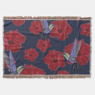 Hummingbirds Dream Throw Blanket