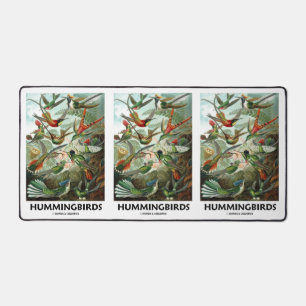 Hummingbirds Ernest Haeckel Artforms Of Nature Desk Mat