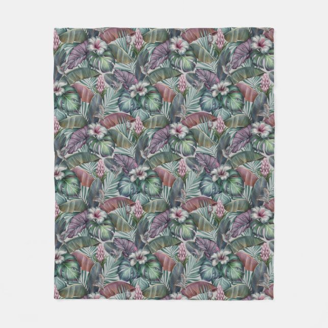 Hummingbirds Fleece Blanket (Front)