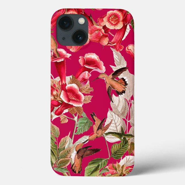 Hummingbirds Floral iPhone 6 Tough Extreme Case (Back)
