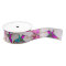 Hummingbirds Floral Pink Flowers Grosgrain Ribbon