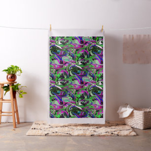 Hummingbirds in Flight... Fabric